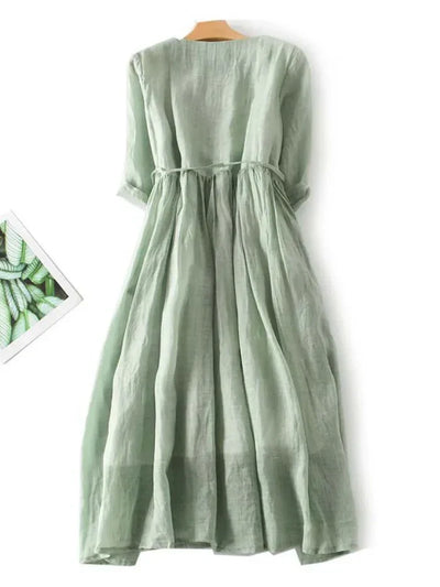 Laura | Elegant linen dress