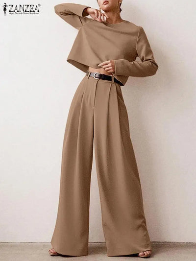 ZANZEA | Summer set with trousers and top