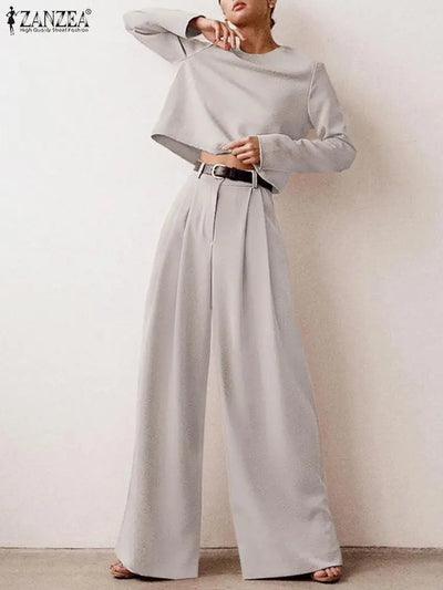 ZANZEA | Summer set with trousers and top