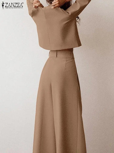 ZANZEA | Summer set with trousers and top