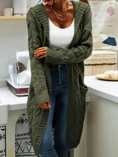 Isa | Lightweight cardigan with patch pockets