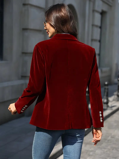 Bella | Elegant velvet blazer
