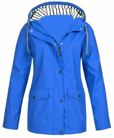 Ilektra | Elegant Long-Sleeved Waterproof Hooded Sweatshirt