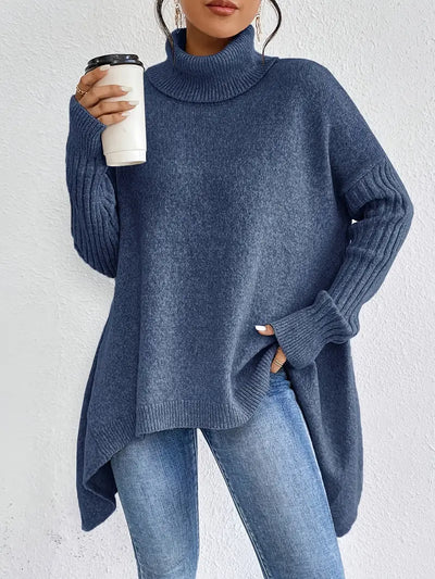 Clara | Warm women's turtleneck jumper with a comfortable fit