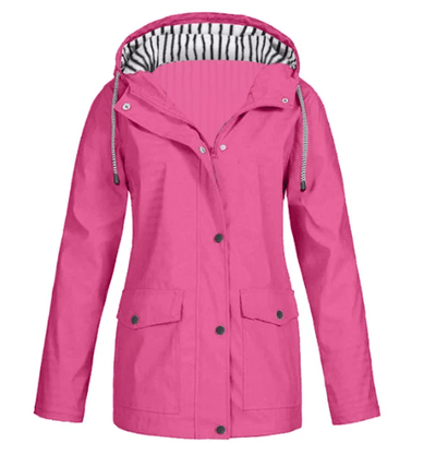 Ilektra | Elegant Long-Sleeved Waterproof Hooded Sweatshirt