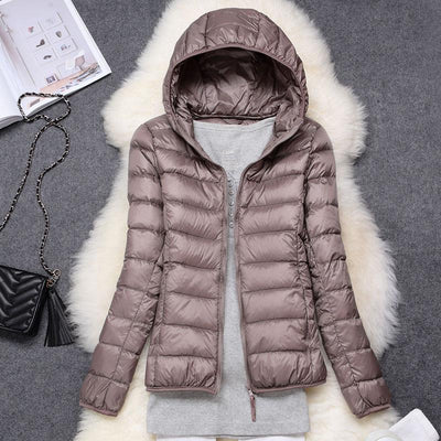 Leander | New quilted jacket with white duck feathers
