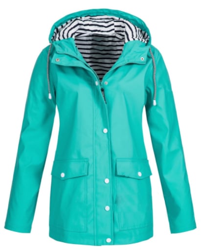 Ilektra | Elegant Long-Sleeved Waterproof Hooded Sweatshirt