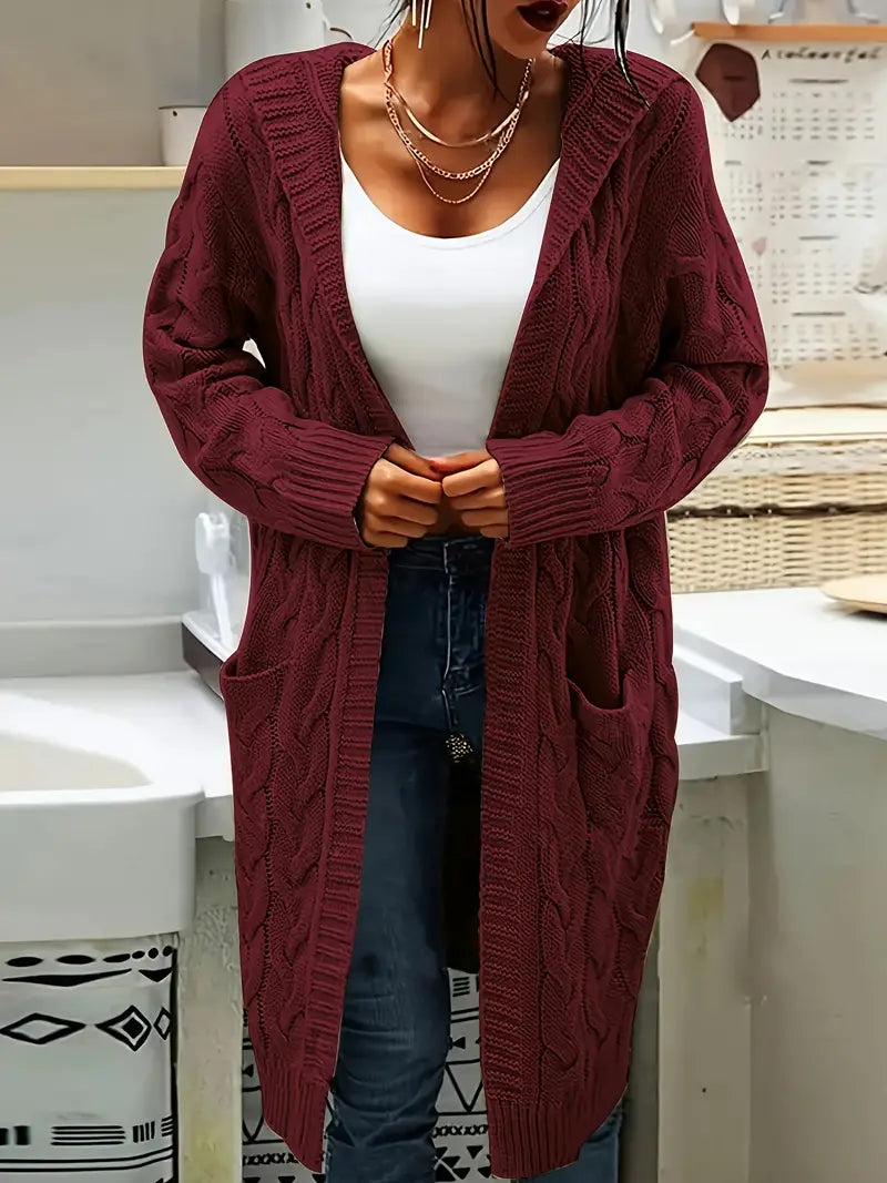 Isa | Lightweight cardigan with patch pockets
