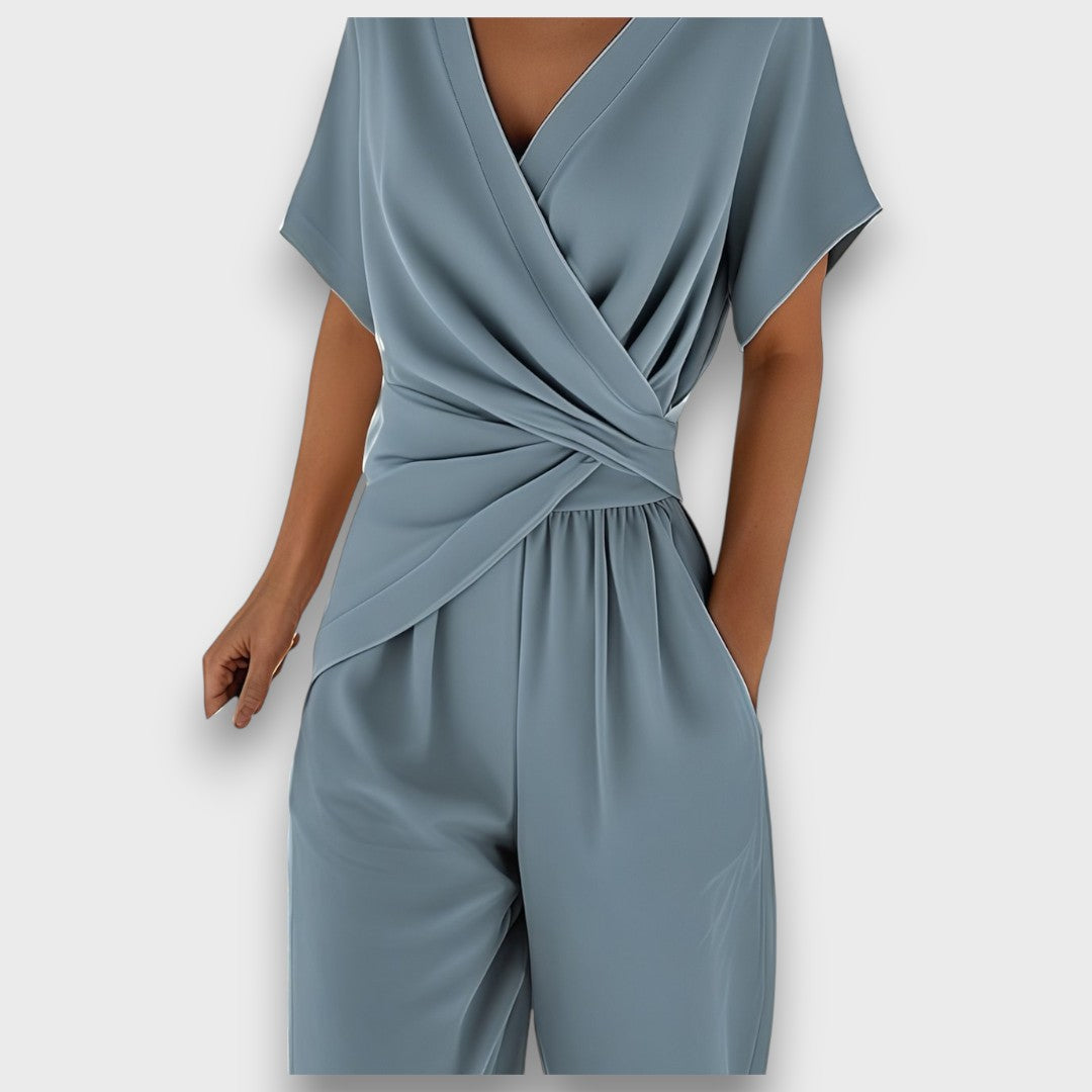 Alina | Summery jumpsuit with wrap design