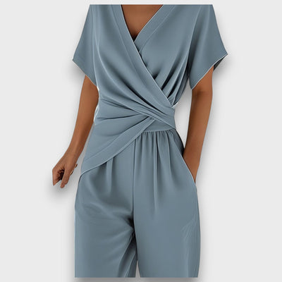 Alina | Summery jumpsuit with wrap design