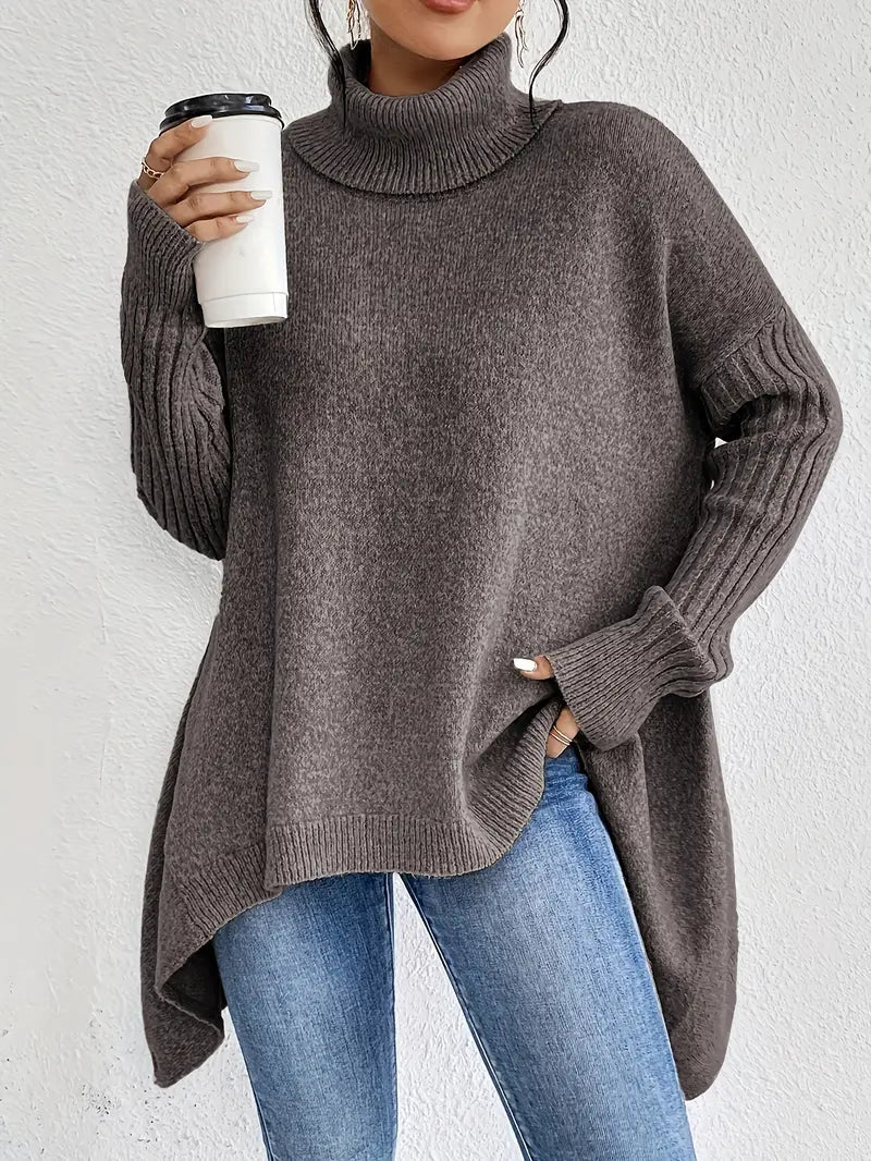 Clara | Warm women's turtleneck jumper with a comfortable fit