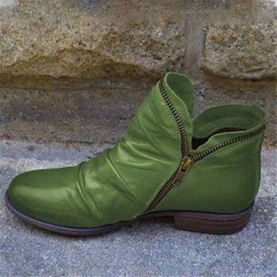 Anton | High-quality leather boots with zip fastening