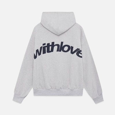 Sara | Cosy hoodie with heart motif – statement wear