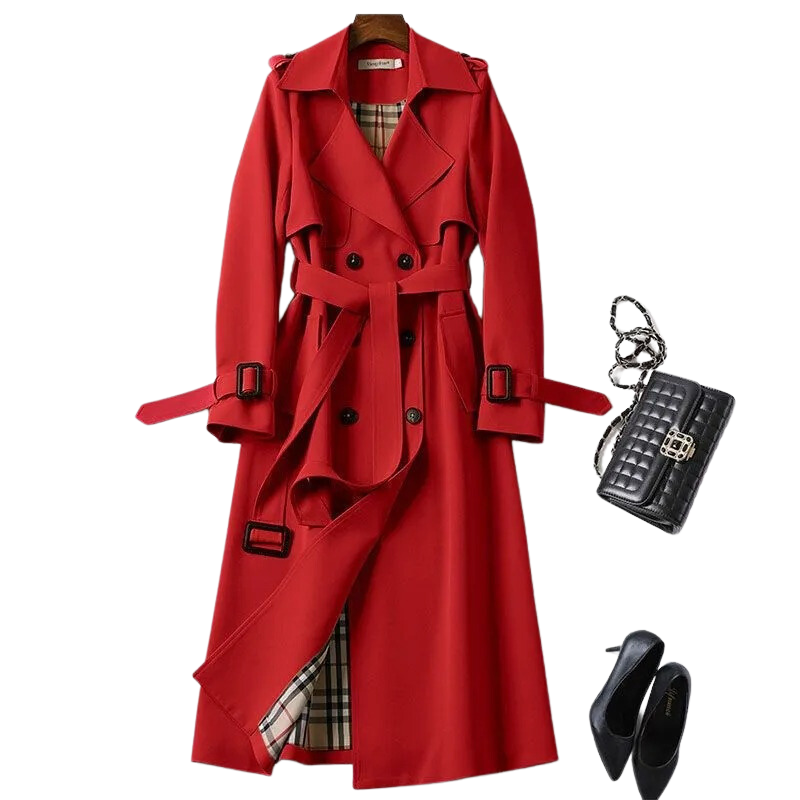 Grace | Classic Belted Trench Coat for Women