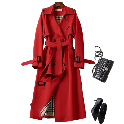 Grace | Classic Belted Trench Coat for Women