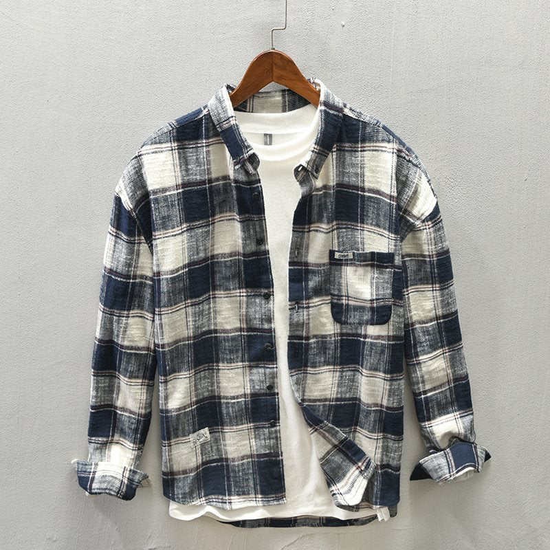 Michael | Stylish men's shirt with checked pattern