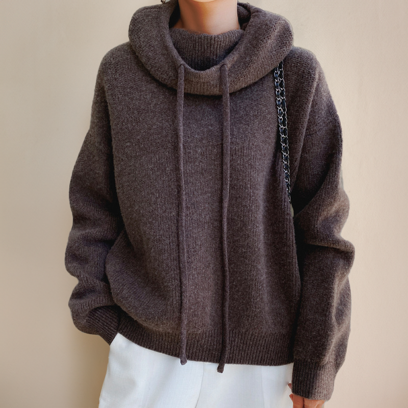 Helena | Warm pure wool turtleneck jumper