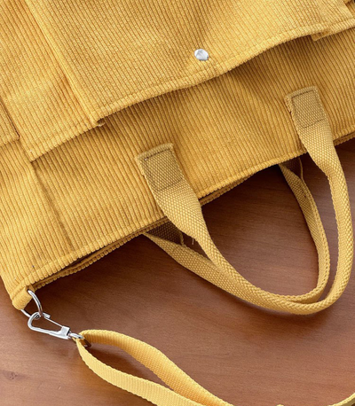 Luna | Corduroy shoulder bag with soft texture