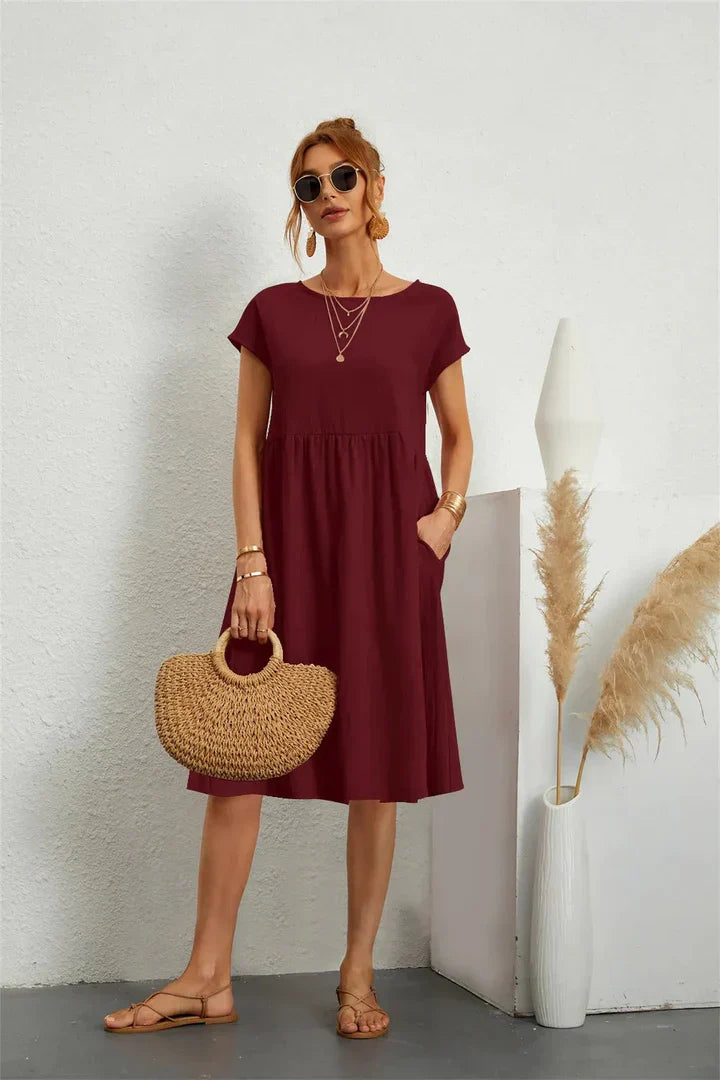 Sol | Casual midi dress for everyday wear