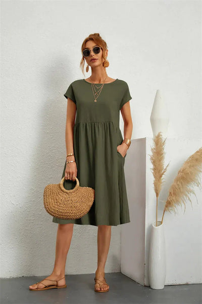 Sol | Casual midi dress for everyday wear