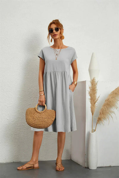 Sol | Casual midi dress for everyday wear