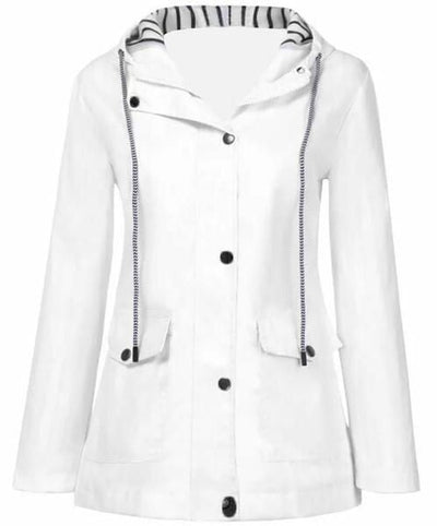 Ilektra | Elegant Long-Sleeved Waterproof Hooded Sweatshirt