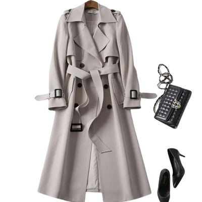 Grace | Classic Belted Trench Coat for Women