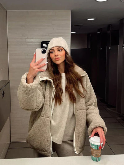 Lea | Soft winter jacket with a modern design