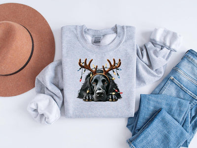 Christmas | Dog jumper with reindeer motif