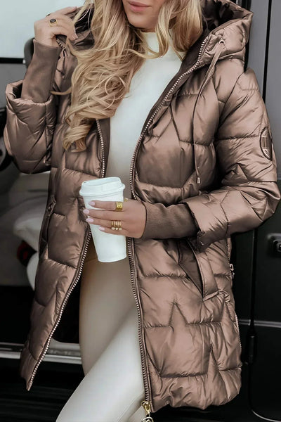 Clara | Warm winter coat with elegant hood