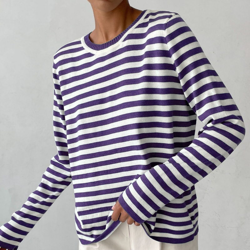 Elegant striped T-shirt | Light summery fabric