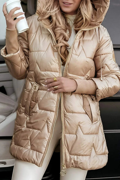 Clara | Warm winter coat with elegant hood