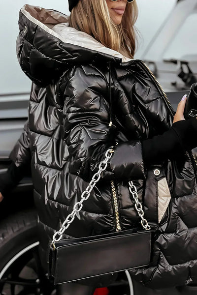 Clara | Warm winter coat with elegant hood