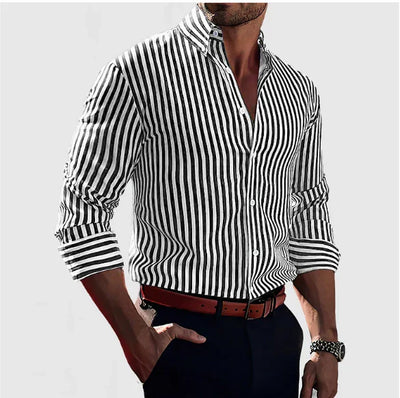 Melker | Striped men's shirt