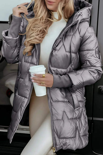Clara | Warm winter coat with elegant hood