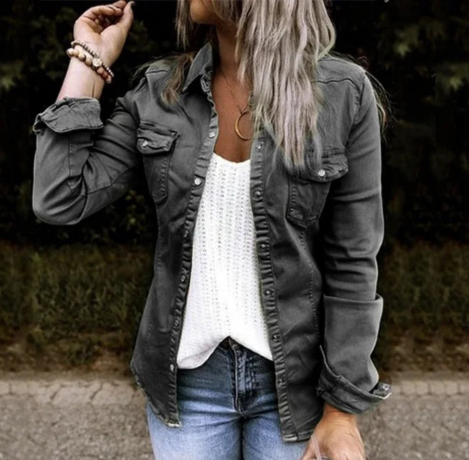 Jasmin | Vintage-style denim jacket for any modern look