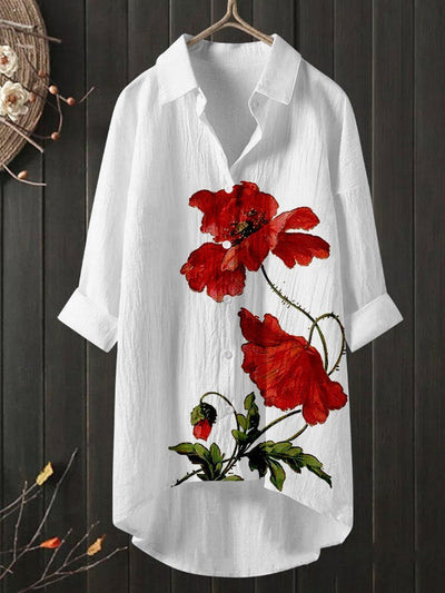 Poppy | Women's floral casual shirt