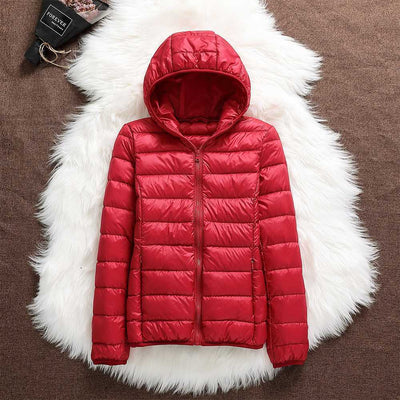 Leander | New quilted jacket with white duck feathers