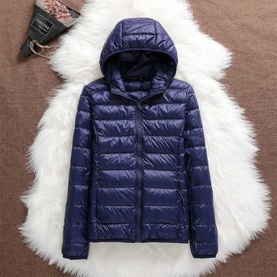 Leander | New quilted jacket with white duck feathers