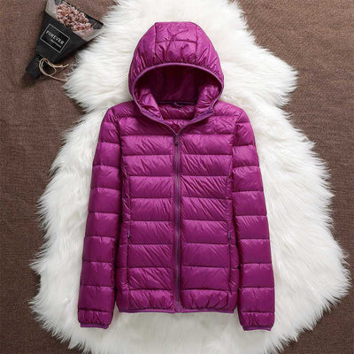 Leander | New quilted jacket with white duck feathers