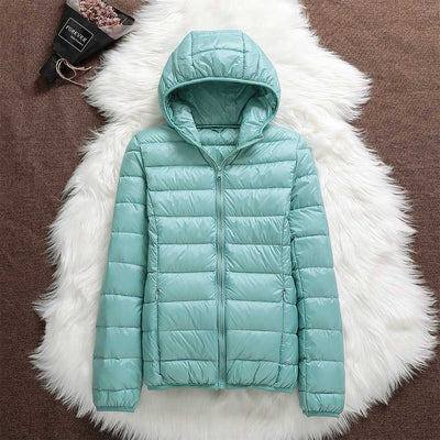 Leander | New quilted jacket with white duck feathers