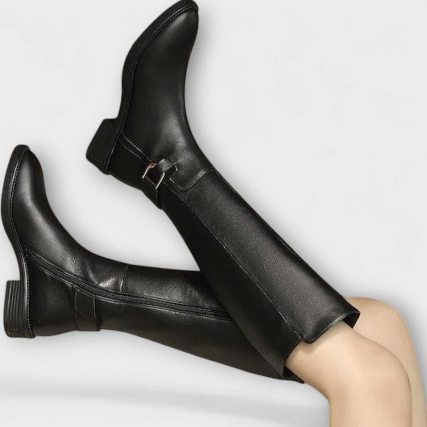 Helena | Fashionable knee-high leather boots for women modern