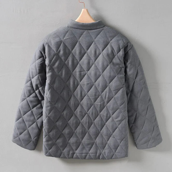 Stephan | Warm turtleneck quilted jacket for men in Japanese style
