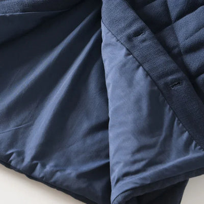 Stephan | Warm turtleneck quilted jacket for men in Japanese style