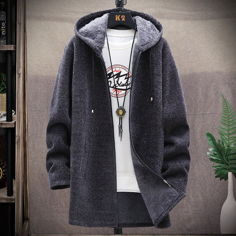 MARCEL | WARM CARDIGAN WITH ZIPPER