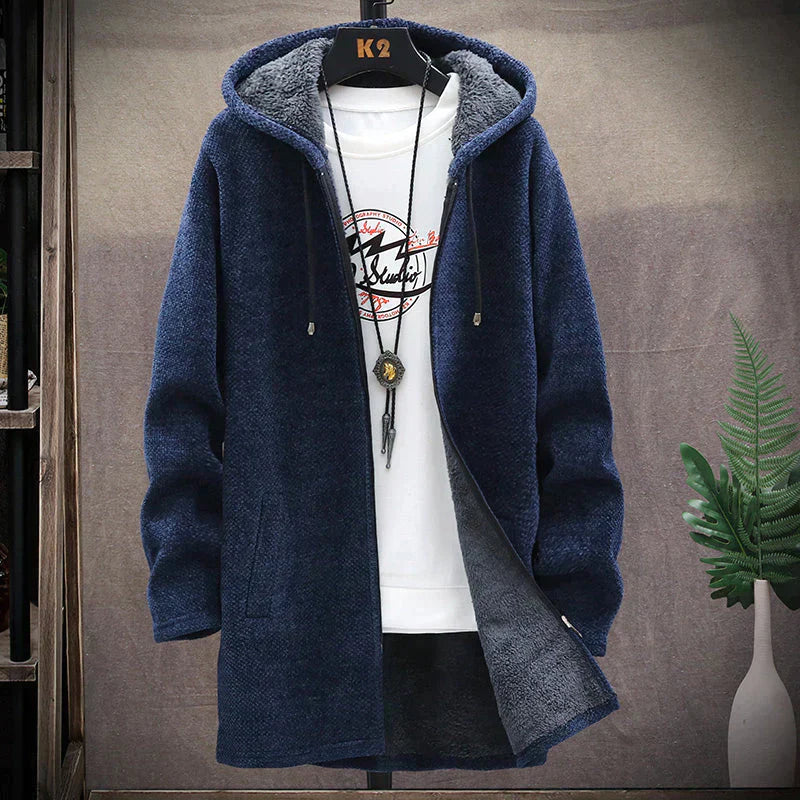 MARCEL | WARM CARDIGAN WITH ZIPPER
