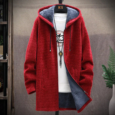 MARCEL | WARM CARDIGAN WITH ZIPPER