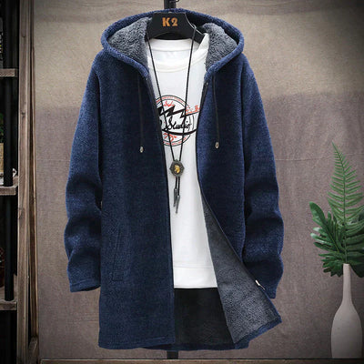 MARCEL | WARM CARDIGAN WITH ZIPPER