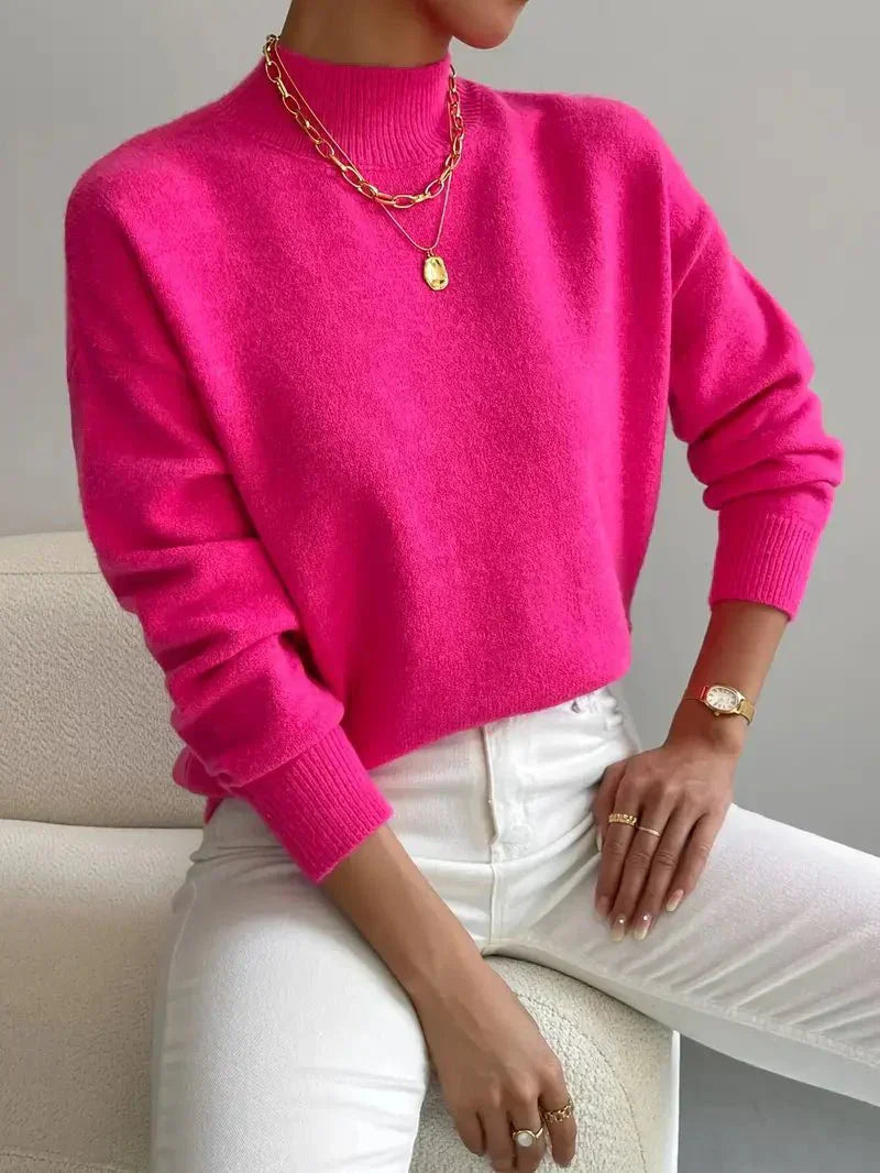 Helena | Elegant women's turtleneck jumper modern
