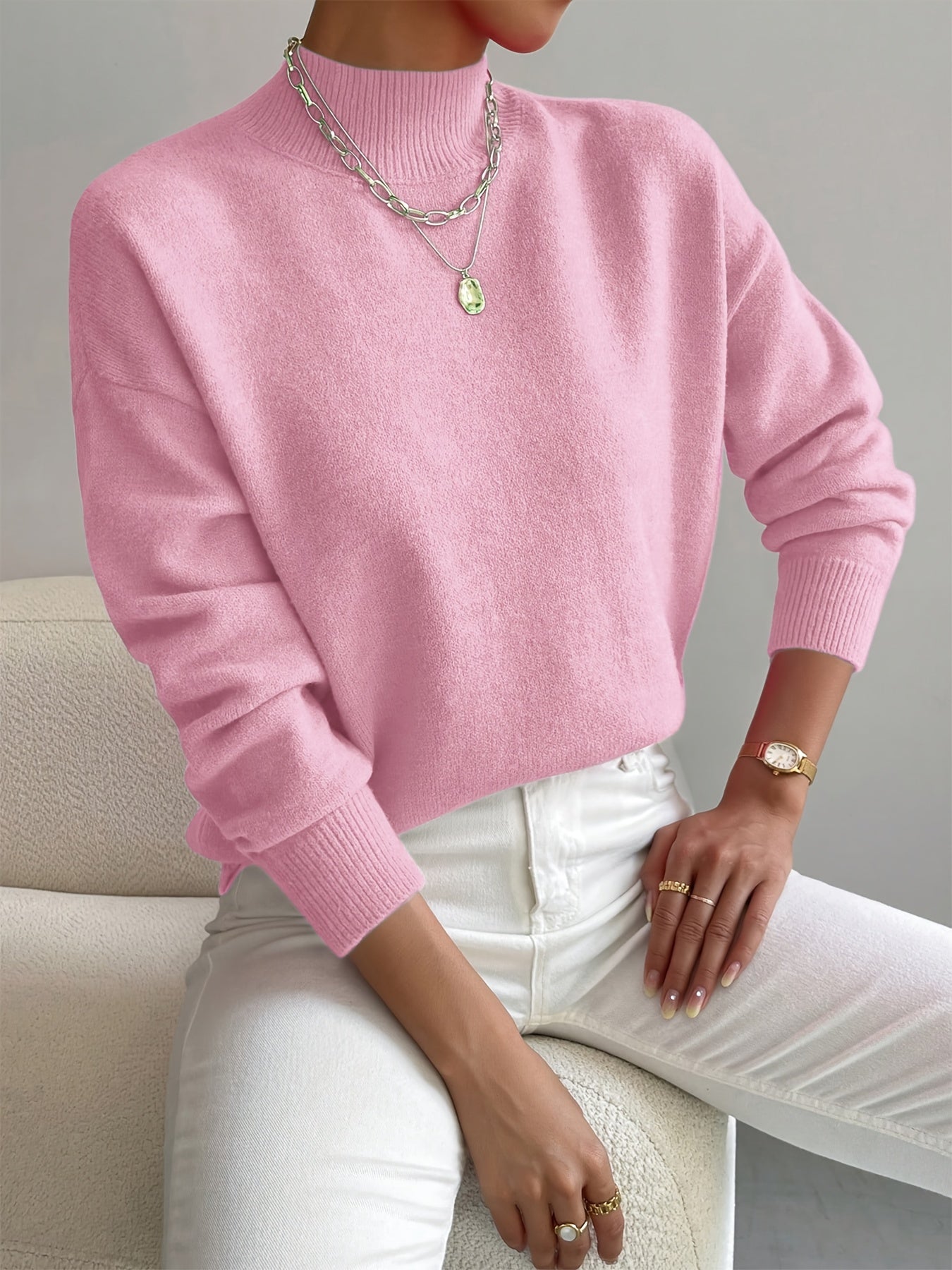 Helena | Elegant women's turtleneck jumper modern